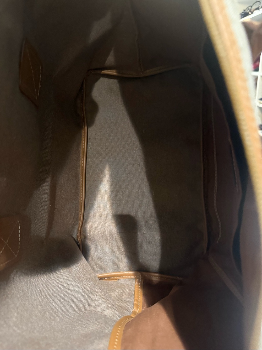 Vintage Christian Dior
Honeycomb Coated Canvas leather trim large Boston bag EUC - Picture 15 of 17
